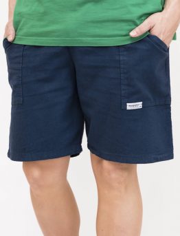 Pantalón Corto Algodón Talla Grande Azul Marino