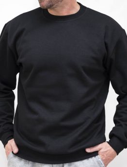 Sudadera de Felpa Negra