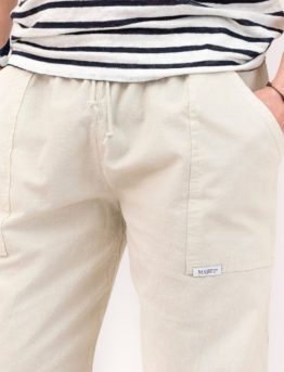 Pantalón Largo Algodón Talla Grande Tierra